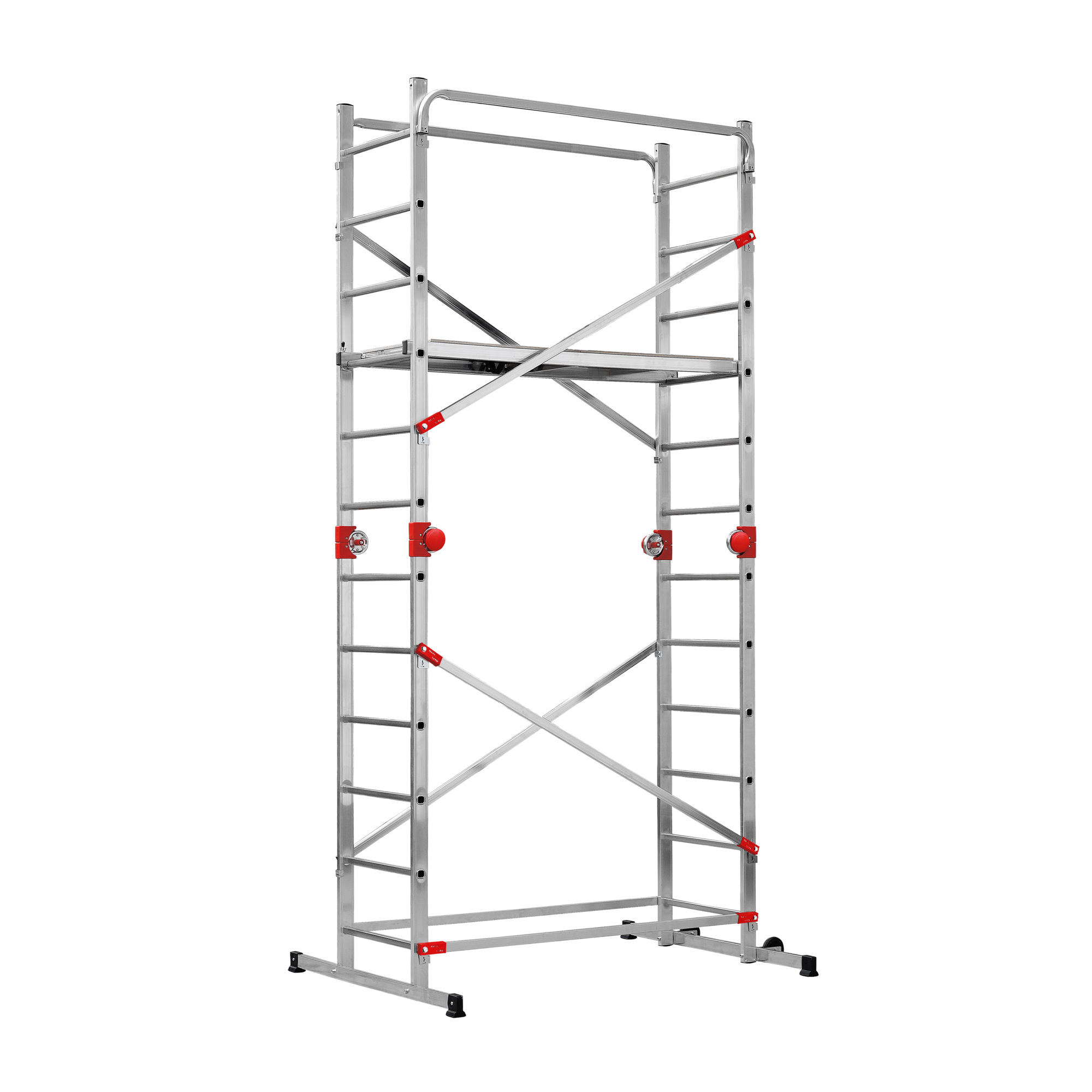 Hailo, Scaffold -Aluminum .2in.1 Height 91.73 ft, Capacity 330 lb, Material Aluminum, Model# 9204015140